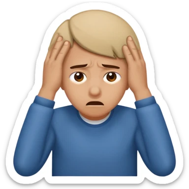 banging my head against the wall sticker