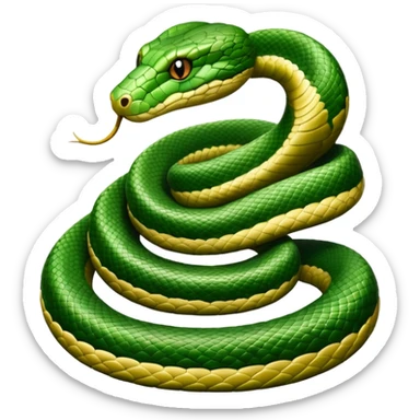 cap snake sticker