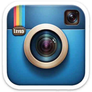 "Símbolo no formato de círculo, fundo sólido na cor azul oficial do Instagram (#0095F6), com um check branco nítido e alinhado no centro. Estilo minimalista, sem sombras, exatamente como o selo de verificação do Instagram." sticker