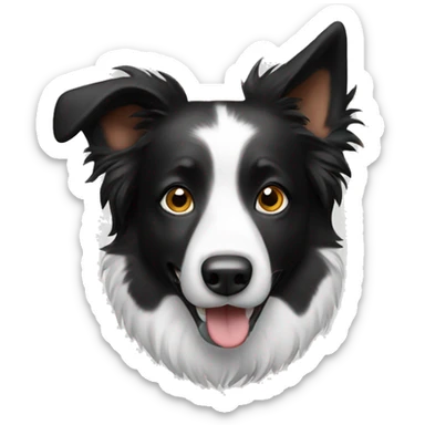 border collie dog sticker