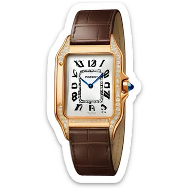 Cartier-santos-dumont-Watch sticker