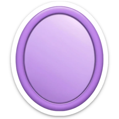 lilac mirror sticker