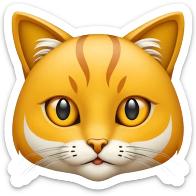 Elinde bicak olan caliko cinsi bir kedi tasma vs hiç bir sey olmasın üstünde bıçağı elinde tutsun gözleride bal rengi sticker