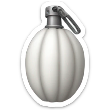A white Grenade sticker