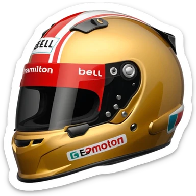  f1 bell hp7 lewis hamilton helmet sticker