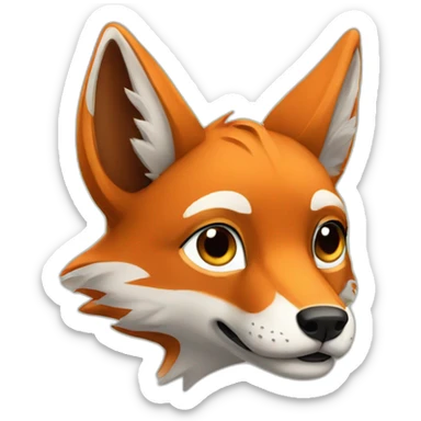 Renard sticker