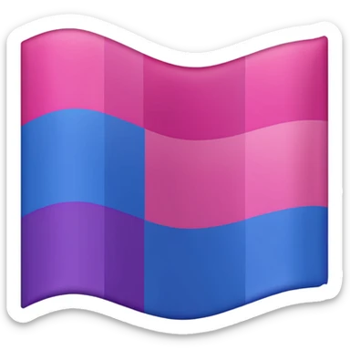 Bisexual bandera  sticker