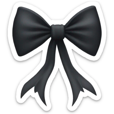 dark res bow sticker