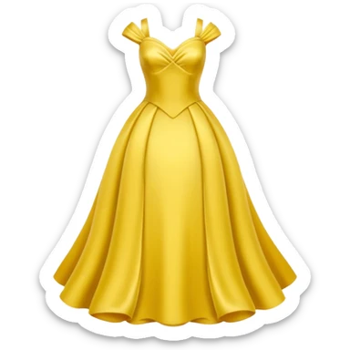 Belle’s dress sticker