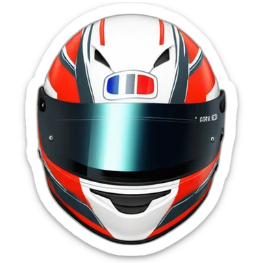 Casque de Charles leclerc sticker