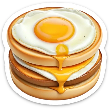 Egg mcmuffin sticker