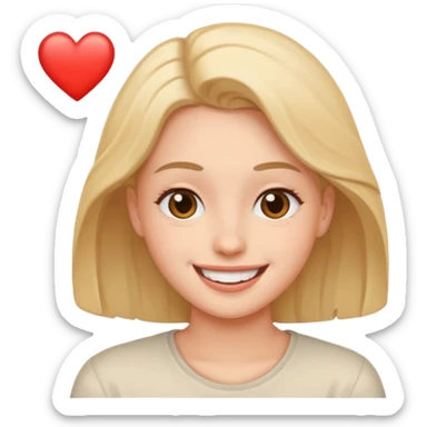 Fall in love sticker