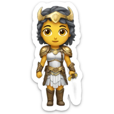 Valkyrie with wings  sticker