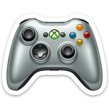 Make me a Xbox 360 emoji on the text sticker