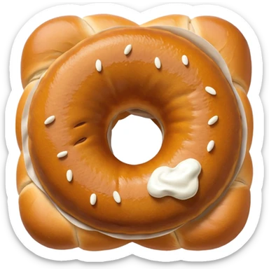 Simit arası peynir  sticker