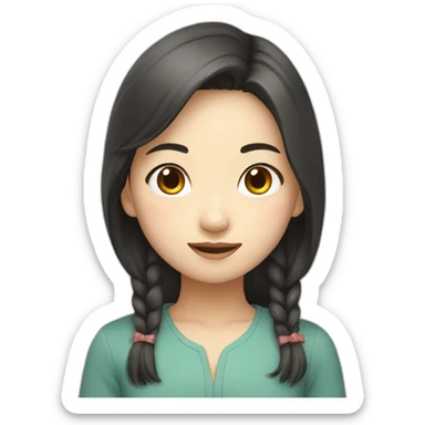 Taiwanese girl sticker