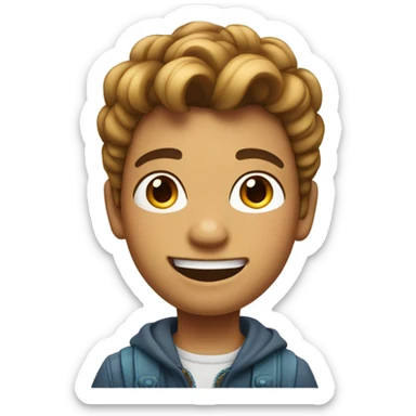 Memoji of a young sticker