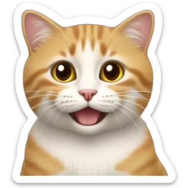 Un chat qui s'appelle fripouille sticker