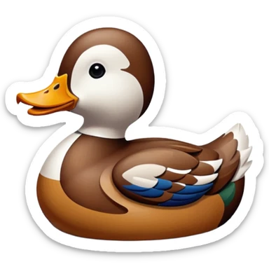 decoy duck sticker