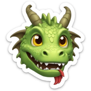 Xo dragon sticker