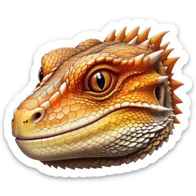 Bearded dragon gace  sticker