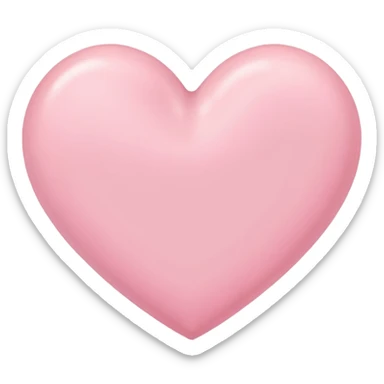 Pink pastel heart sticker
