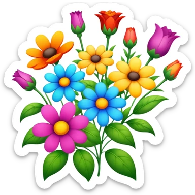 Flowers sticker