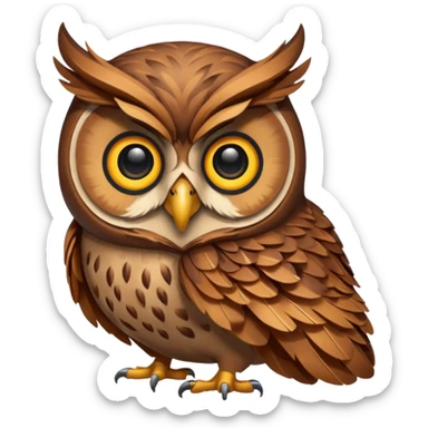 owl emoji sticker