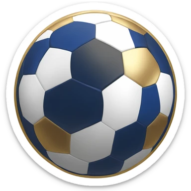 France football golden ball sticker