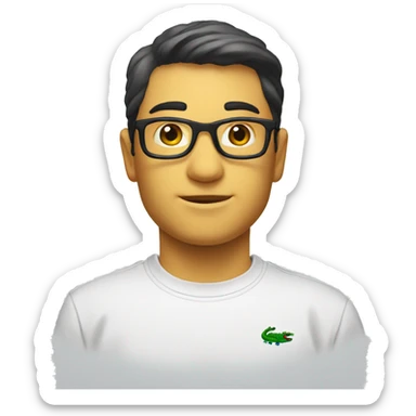 lacoste t-shirt sticker