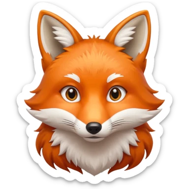photographer fox sticker