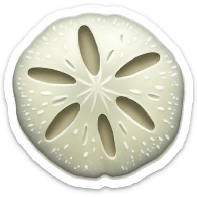 Sand dollar sticker