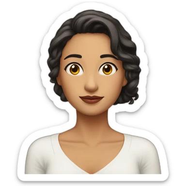 Morocha hermosa sticker