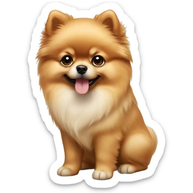 Pomeranian puppy sticker