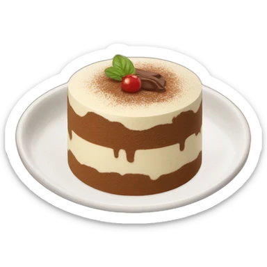 Tiramisu sur une vache sticker