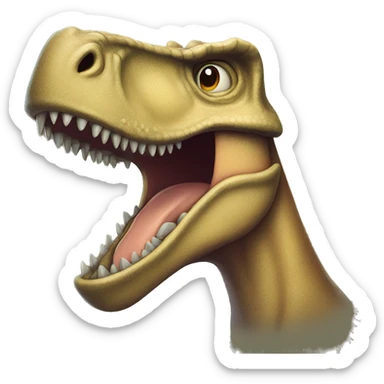 1940s dinosaur sticker