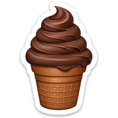 sorvete chocolate sticker