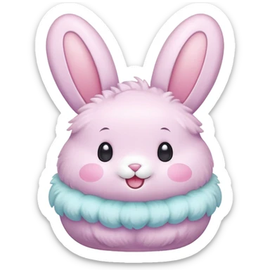  peeps candy kawaii bunny sticker