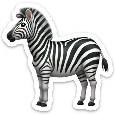 zebra sticker