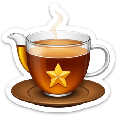  çay ince bardakta sticker