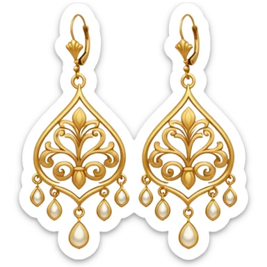 Earring of jimmiki sticker