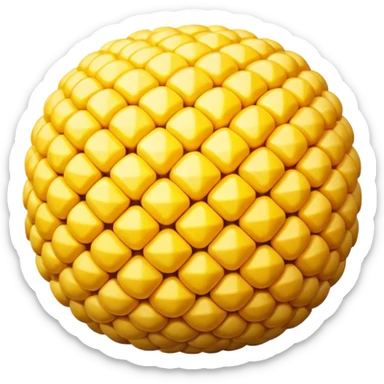 Make a corn but a ball sticker