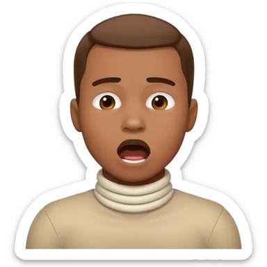 Kyle Jackson doing the choking emote sticker