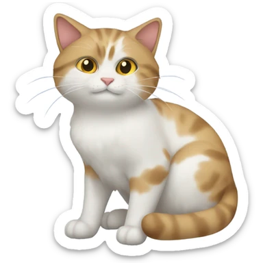 Cat Gokū fusion sticker