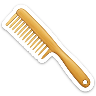 bamboo comb sticker