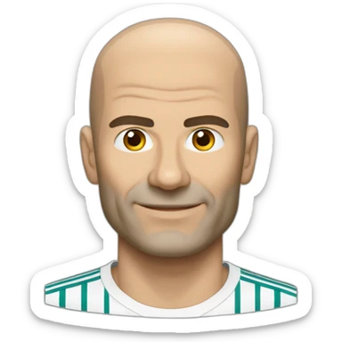 zinédine Zidane sticker