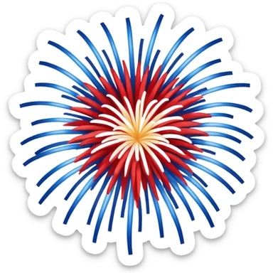 4th of july sticker
