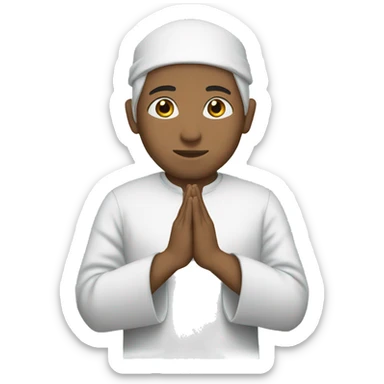 muslim pray sticker