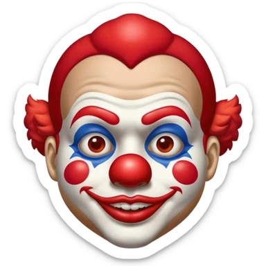 A Hispanic Filipino clown sticker