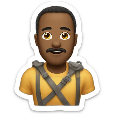 Emoji que ce mord les doigts sticker